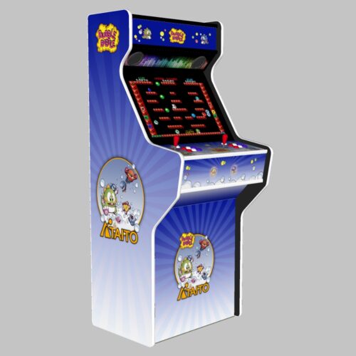 Bubble Bobble - 27 Inch Upright Arcade Machine - American Style Joysticks - white Tmold -left
