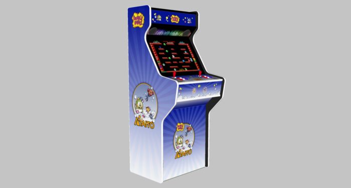 Bubble Bobble - 27 Inch Upright Arcade Machine - American Style Joysticks - white Tmold -left