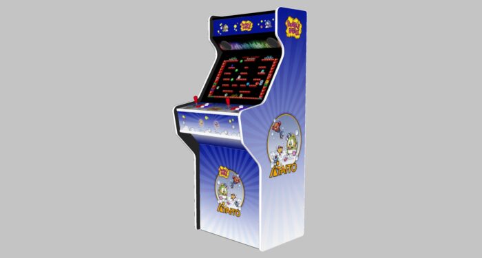 Bubble Bobble - 27 Inch Upright Arcade Machine - American Style Joysticks - white Tmold - right