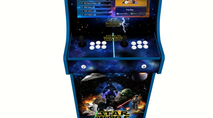 Star Wars Upright Arcade Machine, 3000 Games, 120w subwoofer, 24 inch, Blue Trim - controller