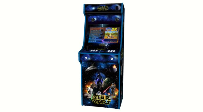 Star Wars Upright Arcade Machine, 3000 Games, 120w subwoofer, 24 inch, Blue Trim - middle