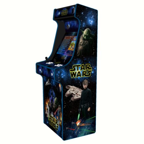 Star Wars Upright Arcade Machine, 3000 Games, 120w subwoofer, 24 inch, Blue Trim - right