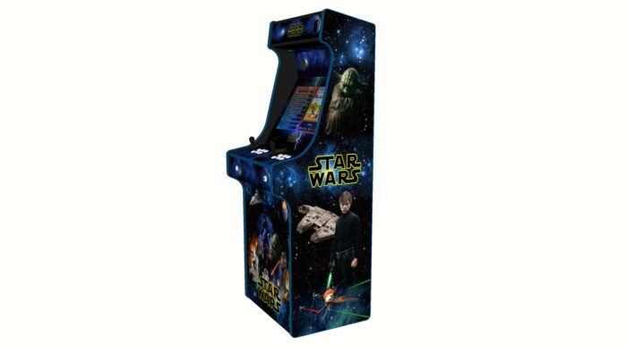 Star Wars Upright Arcade Machine, 3000 Games, 120w subwoofer, 24 inch, Blue Trim - right