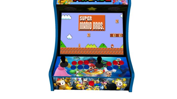 Super Mario Brothers classic bartop 24 inch screen 3000 games - controller
