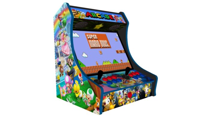 Super Mario Brothers classic bartop 24 inch screen 3000 games - left