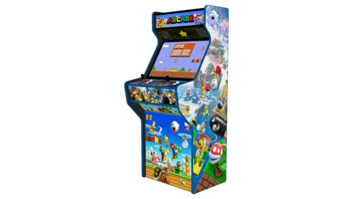 Super Mario Brothers upright arcade machine 27 inches - right