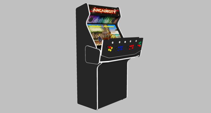 4 Player Arcade Machine, 32 screen, 120w sub, 5000 games, Illuminated Buttons, RGBW LEDs Underneath (2)