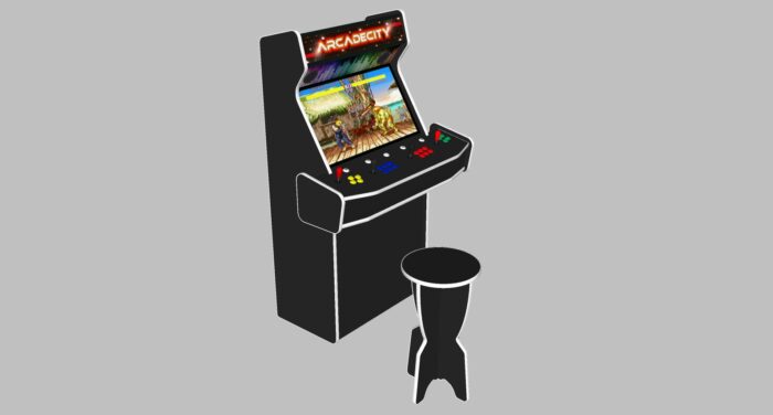 4 Player Arcade Machine, 32 screen, 120w sub, 5000 games, Illuminated Buttons, RGBW LEDs Underneath (5)