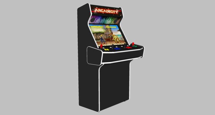 4 Player Arcade Machine, 32 screen, 120w sub, 5000 games, Illuminated Buttons, RGBW LEDs Underneath (6)