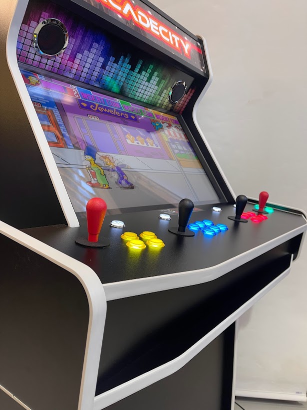 4 Player Arcade Machine, 32 screen, 120w sub, 5000 games, Illuminated Buttons, RGBW LEDs Underneath - controller