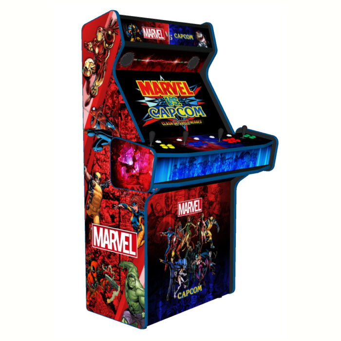 Marvel vs Capcom v2 Upright 4 Player Arcade Machine, 32 screen, 120w sub, 5000 games -left