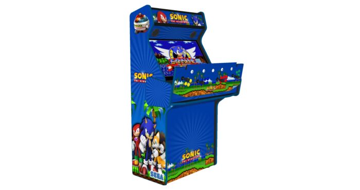Sonic The Hedgehog Upright 4 Player Arcade Machine, 32 screen, 120w sub, 5000 games (4)