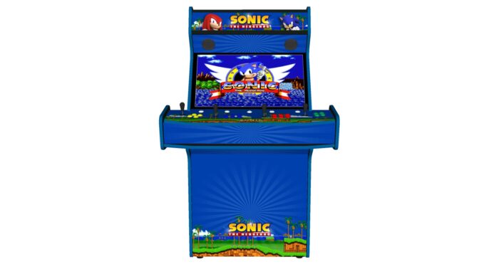 Sonic The Hedgehog Upright 4 Player Arcade Machine, 32 screen, 120w sub, 5000 games (5)