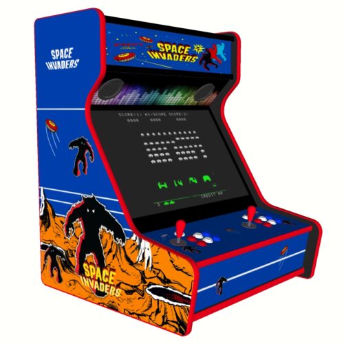 Space Invaders Retro Bartop Arcade Machine, 5000 Games, 27 inch - left