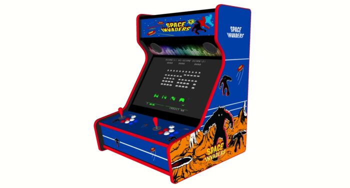 Space Invaders Retro Bartop Arcade Machine, 5000 Games, 27 inch - right
