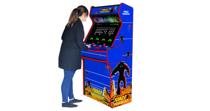 Space Invaders Upright 4 Player Arcade Machine, 32 screen, 120w sub, 5000 games (2) - model