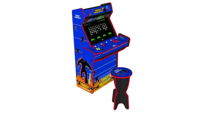 Space Invaders Upright 4 Player Arcade Machine, 32 screen, 120w sub, 5000 games (6)