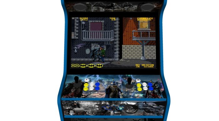 Batman 27 Inch full size arcade machine with 120w subwoofer, LEDs Underneath 4 - controller