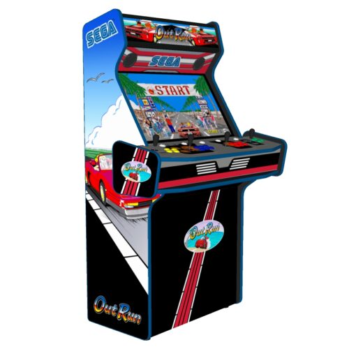 OutRun Upright 4 Player Arcade Machine, 32 screen, 120w sub, 5000 games (1) - left