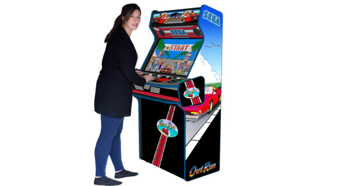 OutRun Upright 4 Player Arcade Machine, 32 screen, 120w sub, 5000 games (7) - right - model