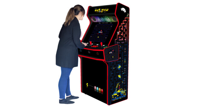 Pacman Black Upright 4 Player Arcade Machine, 32 screen, 120w sub, 5000 games (7) - right - model