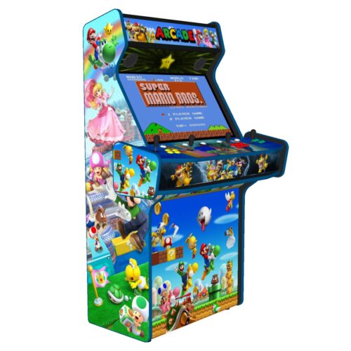 Super Mario Brothers Upright 4 Player Arcade Machine, 32 screen, 120w sub, 5000 games (5)