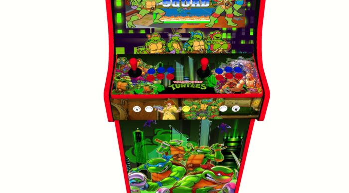 Teenage Mutant Ninja Turtles TMNT v2, Upright Arcade Cabinet, 3000 Games, 120w subwoofer, 24 inch - controller