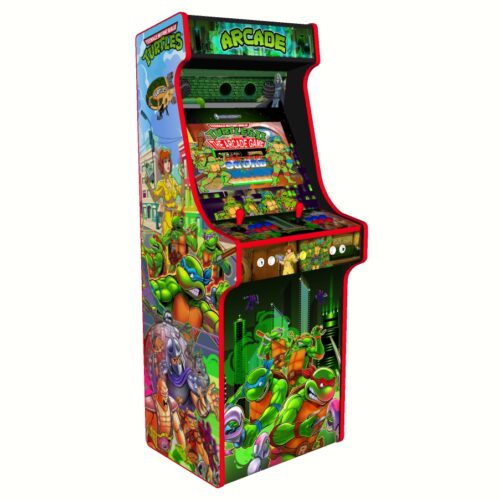 Teenage Mutant Ninja Turtles TMNT v2, Upright Arcade Cabinet, 3000 Games, 120w subwoofer, 24 inch - left