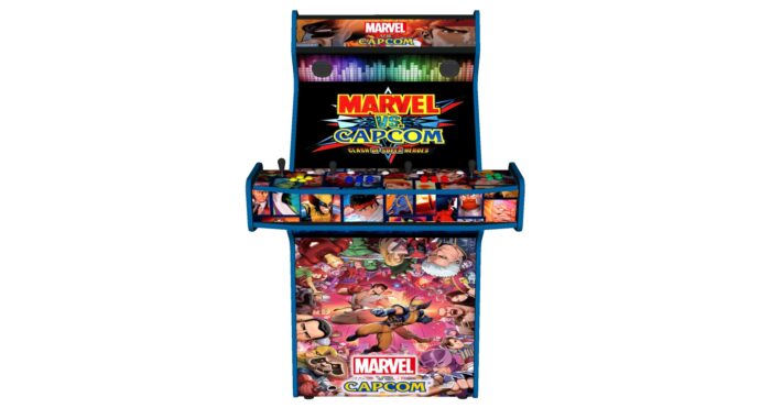 Marvel vs Capcom v2 Upright 4 Player Arcade Machine, 32 screen, 120w sub, 5000 games -middle