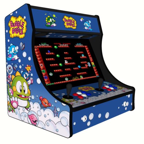 Bubble Bobble v2 Retro Bartop Arcade Machine, 3000 Classic Games, 24 Inch Screen left