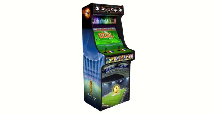 Football World Cup, Upright Arcade Cabinet, 3000 Games, 120w subwoofer, 24 inch - left