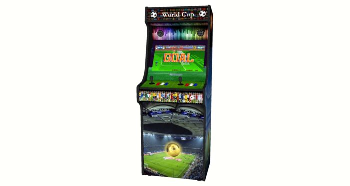 Football World Cup, Upright Arcade Cabinet, 3000 Games, 120w subwoofer, 24 inch - middle