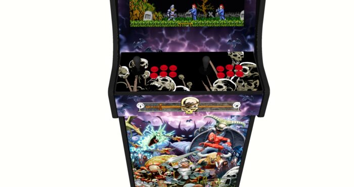 Ghouls n Ghosts v2, Upright Arcade Cabinet, 3000 Games, 120w subwoofer, 24 inch - controller