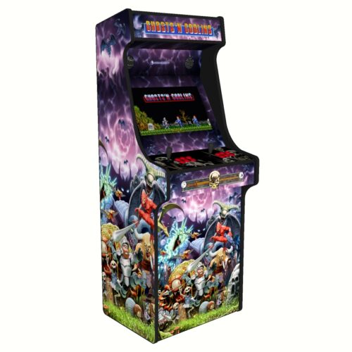 Ghouls n Ghosts v2, Upright Arcade Cabinet, 3000 Games, 120w subwoofer, 24 inch - left