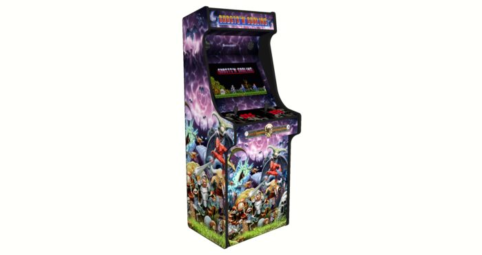 Ghouls n Ghosts v2, Upright Arcade Cabinet, 3000 Games, 120w subwoofer, 24 inch - left