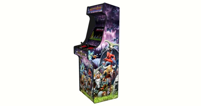 Ghouls n Ghosts v2, Upright Arcade Cabinet, 3000 Games, 120w subwoofer, 24 inch - right