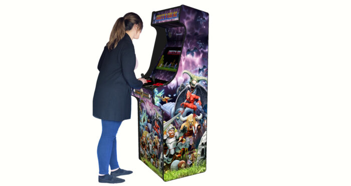 Ghouls n Ghosts v2, Upright Arcade Cabinet, 3000 Games, 120w subwoofer, 24 inch - right - model