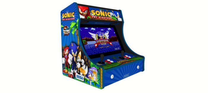 Sonic The Hedgehog Retro Bartop Arcade Machine, 3000 Classic Games, 24 Inch Screen - left
