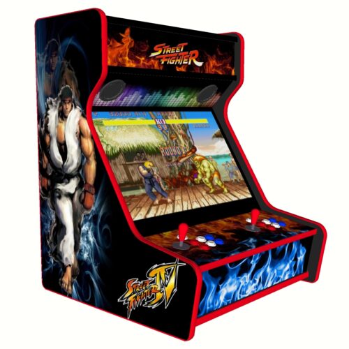 Street Fighter Retro Bartop Arcade Machine, 5000 Games, 27 inch - left