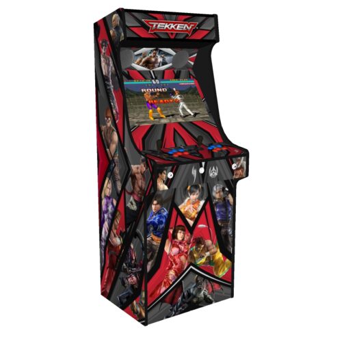Tekken, Upright Arcade Cabinet, 3000 Games, 120w subwoofer, 24 inch - left