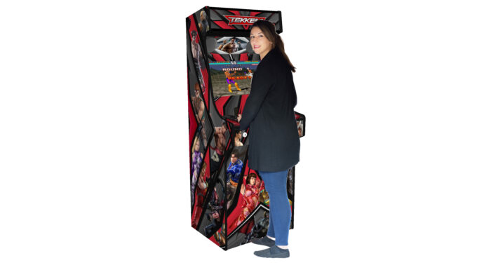 Tekken, Upright Arcade Cabinet, 3000 Games, 120w subwoofer, 24 inch - left model