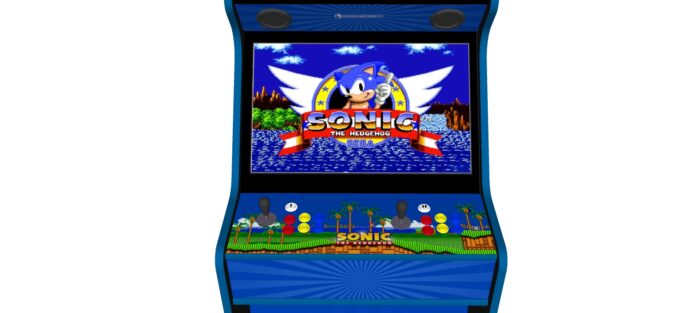 Sonic The Hedgehog 27 Inch full size arcade machine with 120w subwoofer, LEDs Underneath 4 - controller