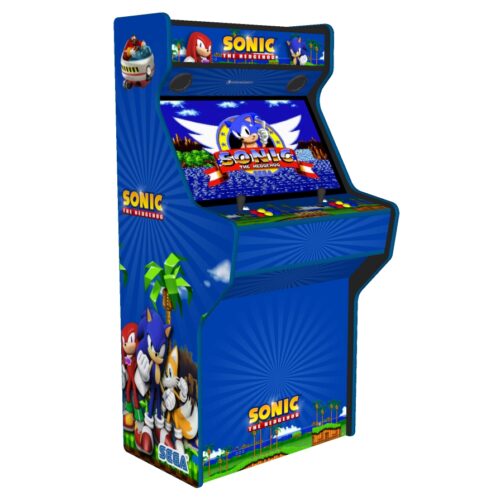 Sonic The Hedgehog Upright Player Arcade Machine, 32 screen, 120w sub, 5000 games -left