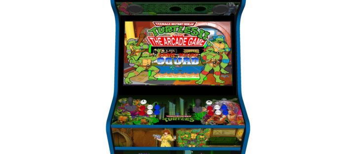 TMNT v2 27 Inch full size arcade machine with 120w subwoofer, LEDs Underneath 4 - controller