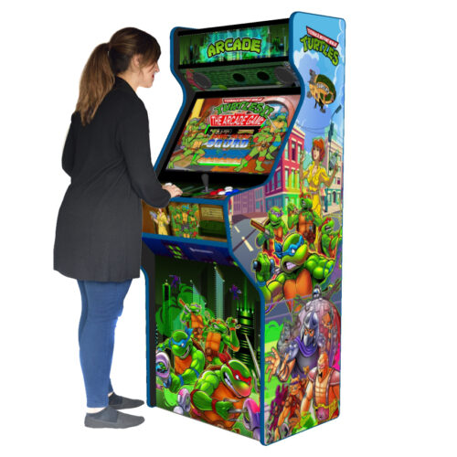 TMNT v2 27 Inch full size arcade machine with 120w subwoofer, LEDs Underneath 6 - right - model