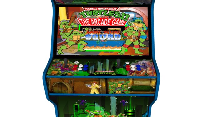 Teenage Mutant Ninja Turtles TMNT v2 Upright Player Arcade Machine, 32 screen, 120w sub, 5000 games -controller
