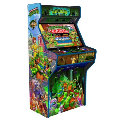 Teenage Mutant Ninja Turtles TMNT v2 Upright Player Arcade Machine, 32 screen, 120w sub, 5000 games -left