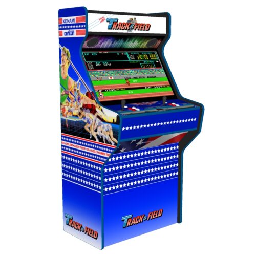 Track and Field Upright Player Arcade Machine, 32 screen, 120w sub, 5000 games -left