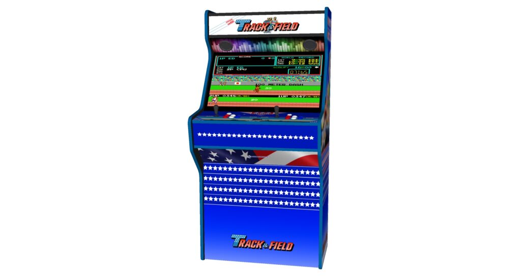 Track and Field Arcade Machine, 5000 Games, 32 inch screen, 120w