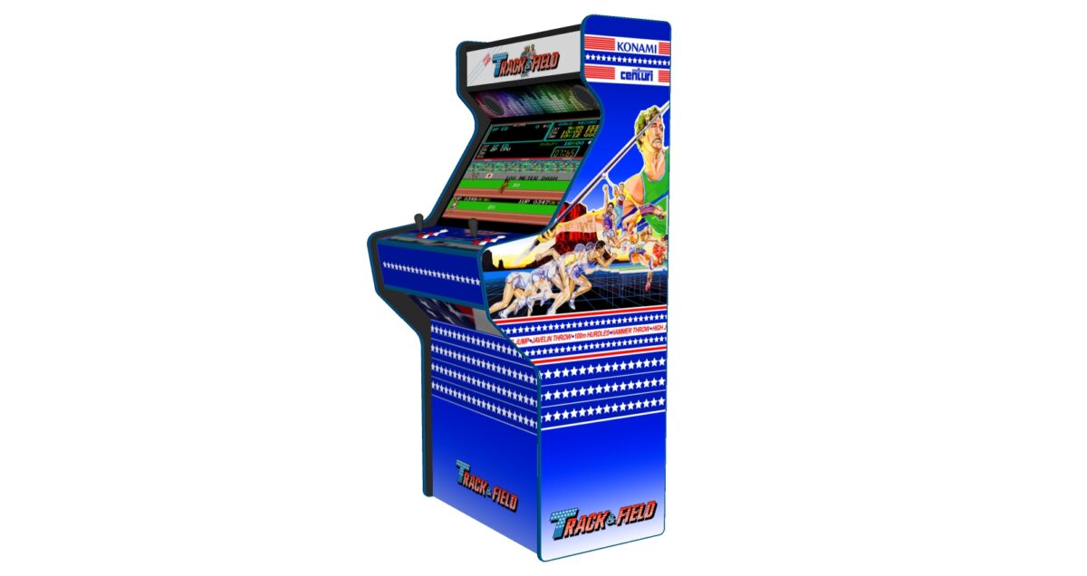 Track and Field Arcade Machine, 5000 Games, 32 inch screen, 120w